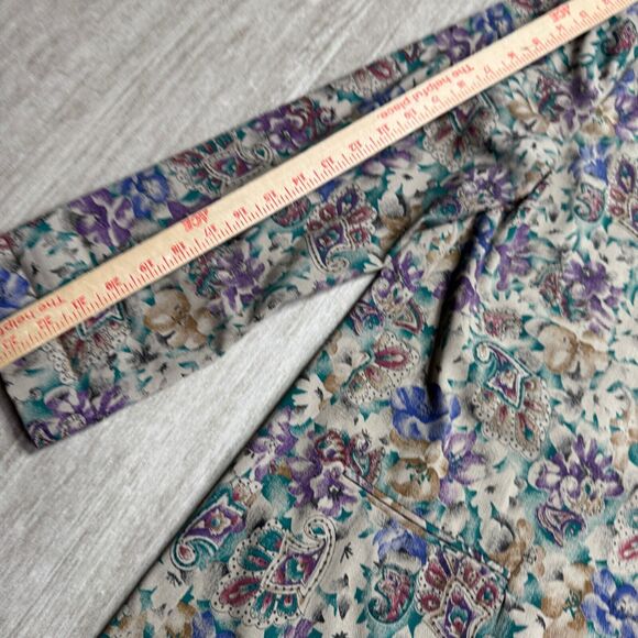 Vintage Women's 80s 90s Blazer Foral 1 Button Toni Garment CC Magic Size Medium - Picture 8 of 9